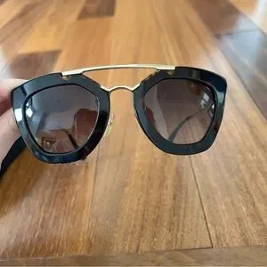 Prada Catwalk Geometric Sunglasses with Case Prada | Accessories | Prada Catwalk Geometric Sunglasses  main image 2